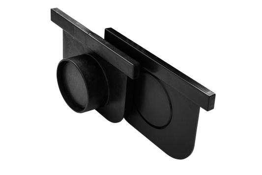 Vela 50mm end caps for 50mm depth VELA Channel - 2 x Caps