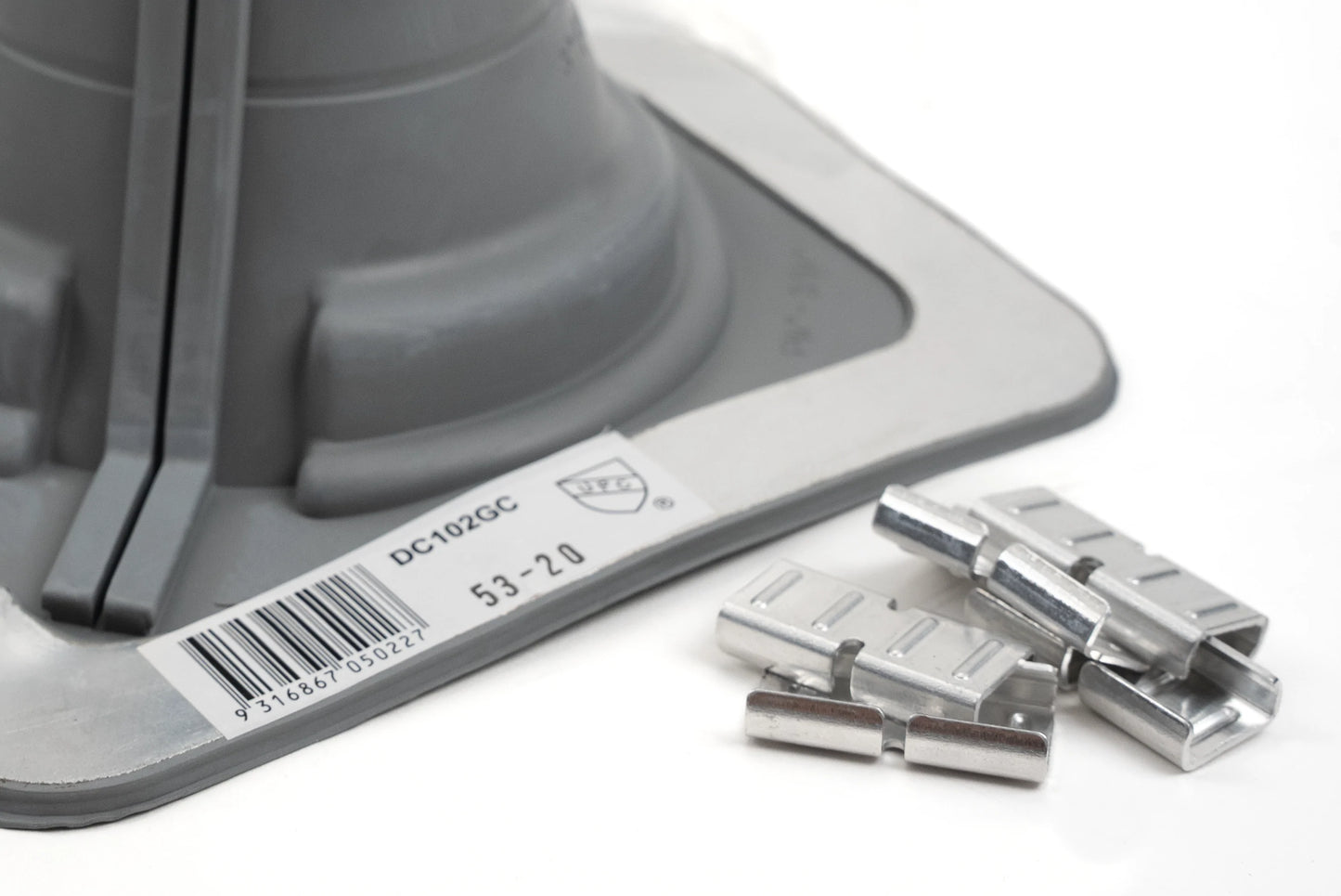 Dektite Combo Rubber Roof Flashing 45 - 85mm Grey EPDM (DC102GC)