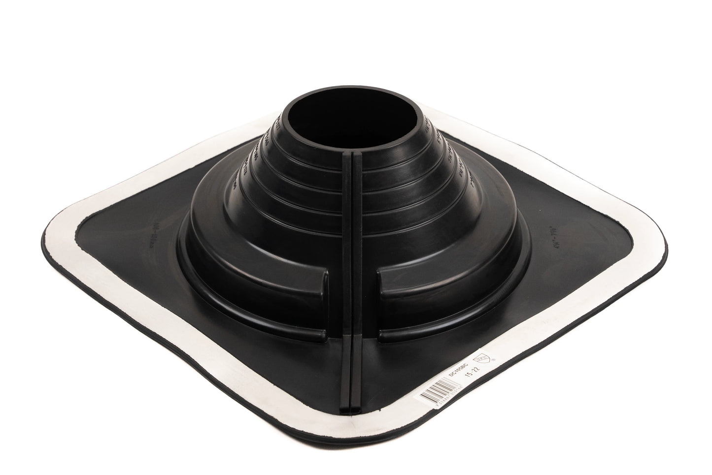 Dektite Combo Rubber Roof Flashing 108 - 190mm Black EPDM (DC105BC)
