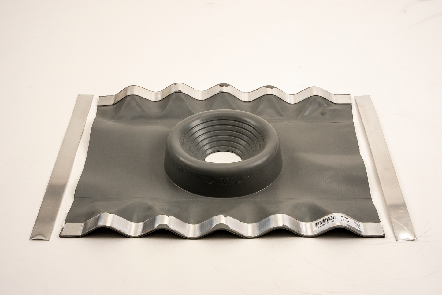 Dektite Soaker Rubber Roof Flashing 75-155mm Grey EPDM (DF602)