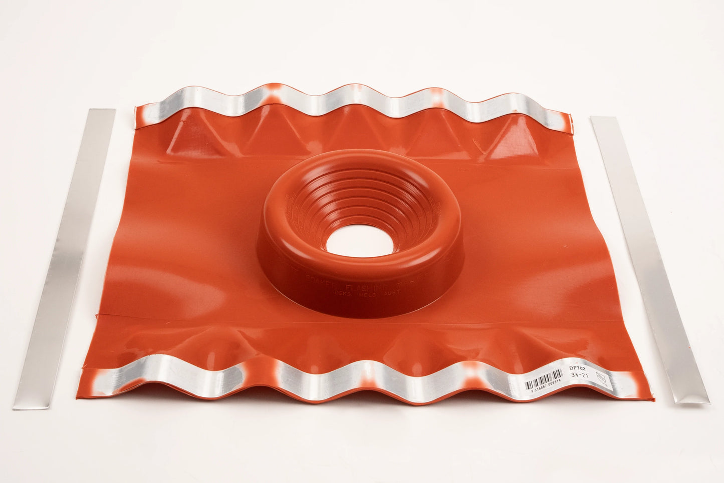 Dektite Soaker Rubber Roof Flashing 75-155mm Red Silicone (DF702)