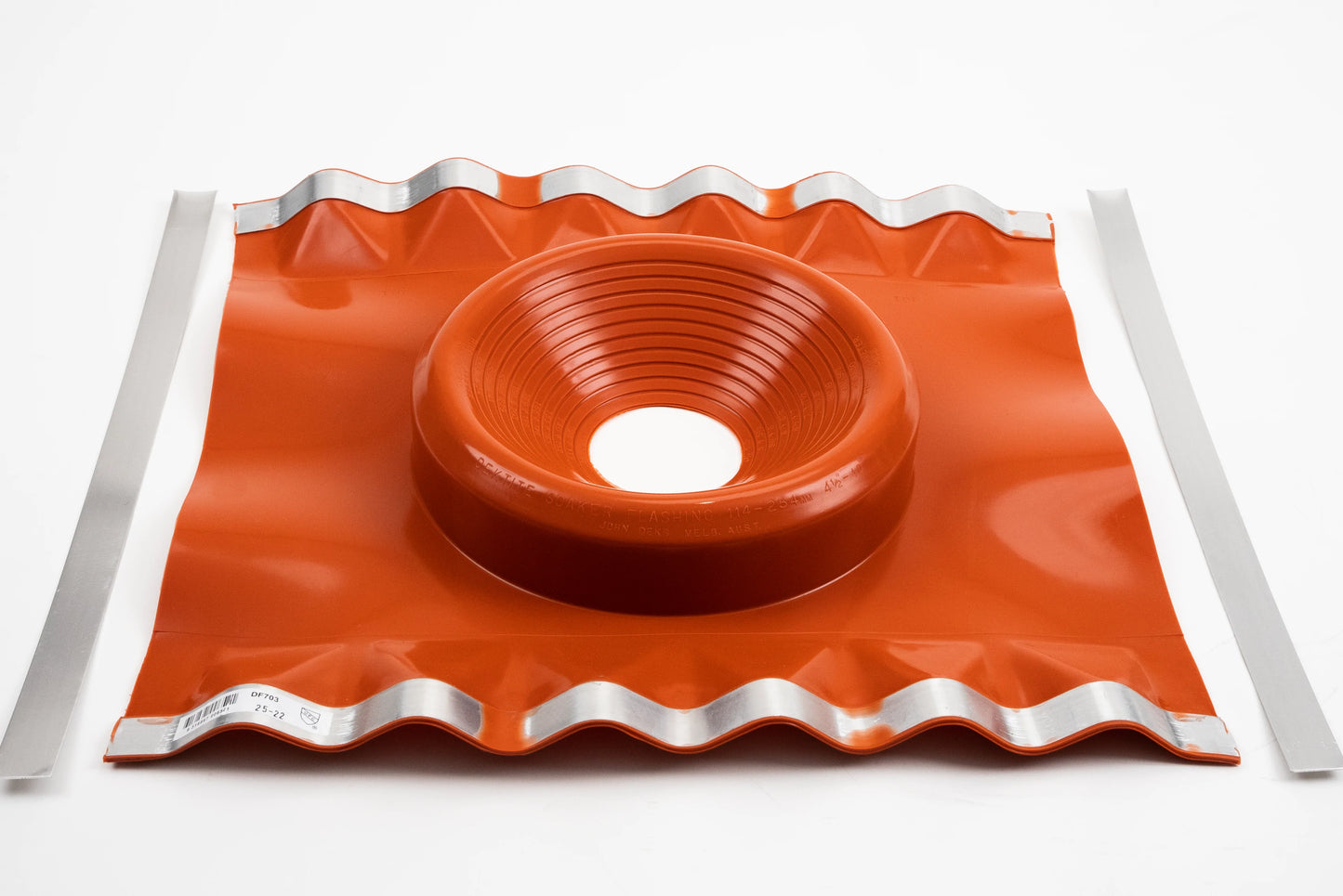 Dektite Soaker Rubber Roof Flashing 114-254mm Red Silicone (DF703)