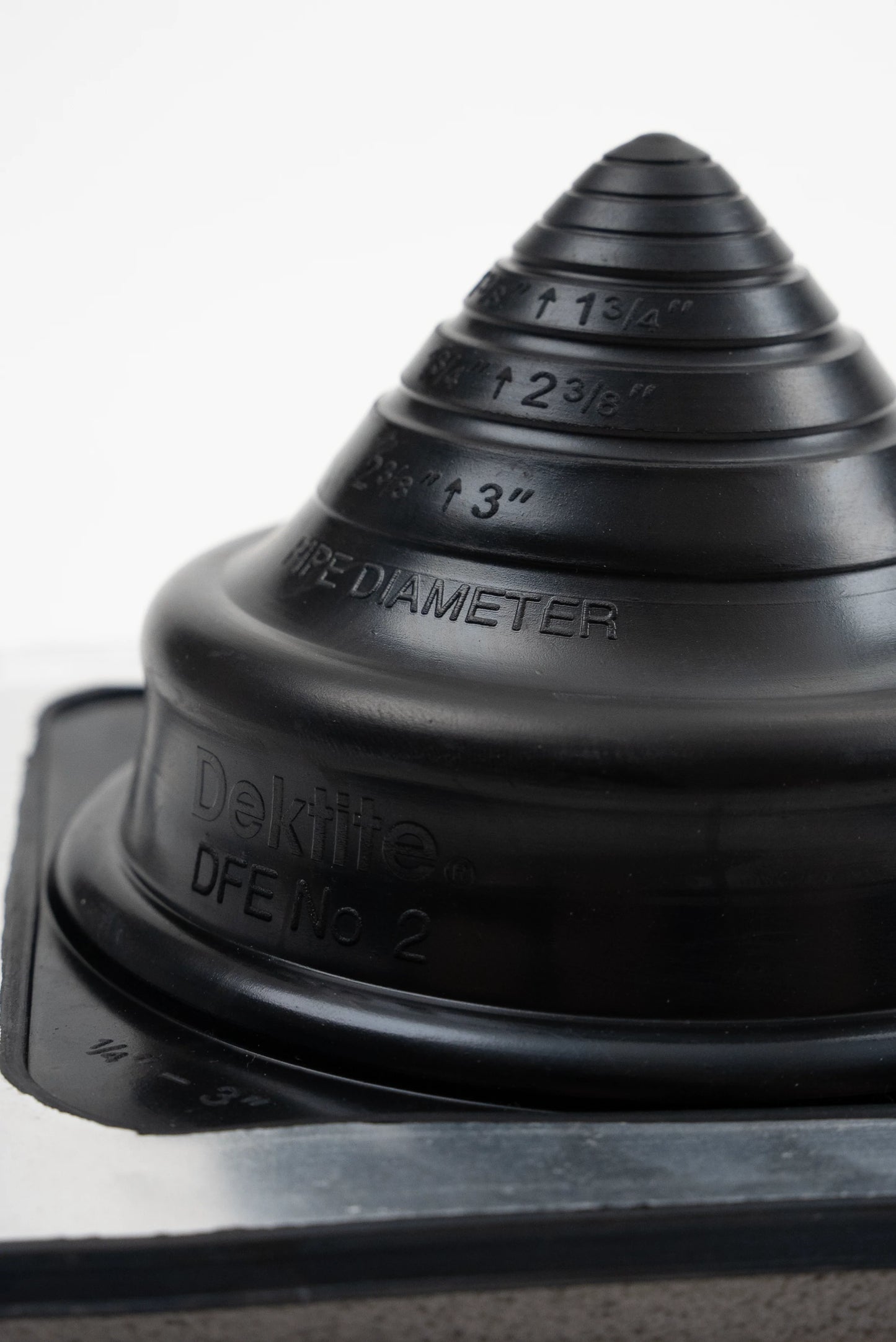 Dektite Ezi-Seal Rubber Roof Flashing 5-76mm Black EPDM (DFE102BEZ)