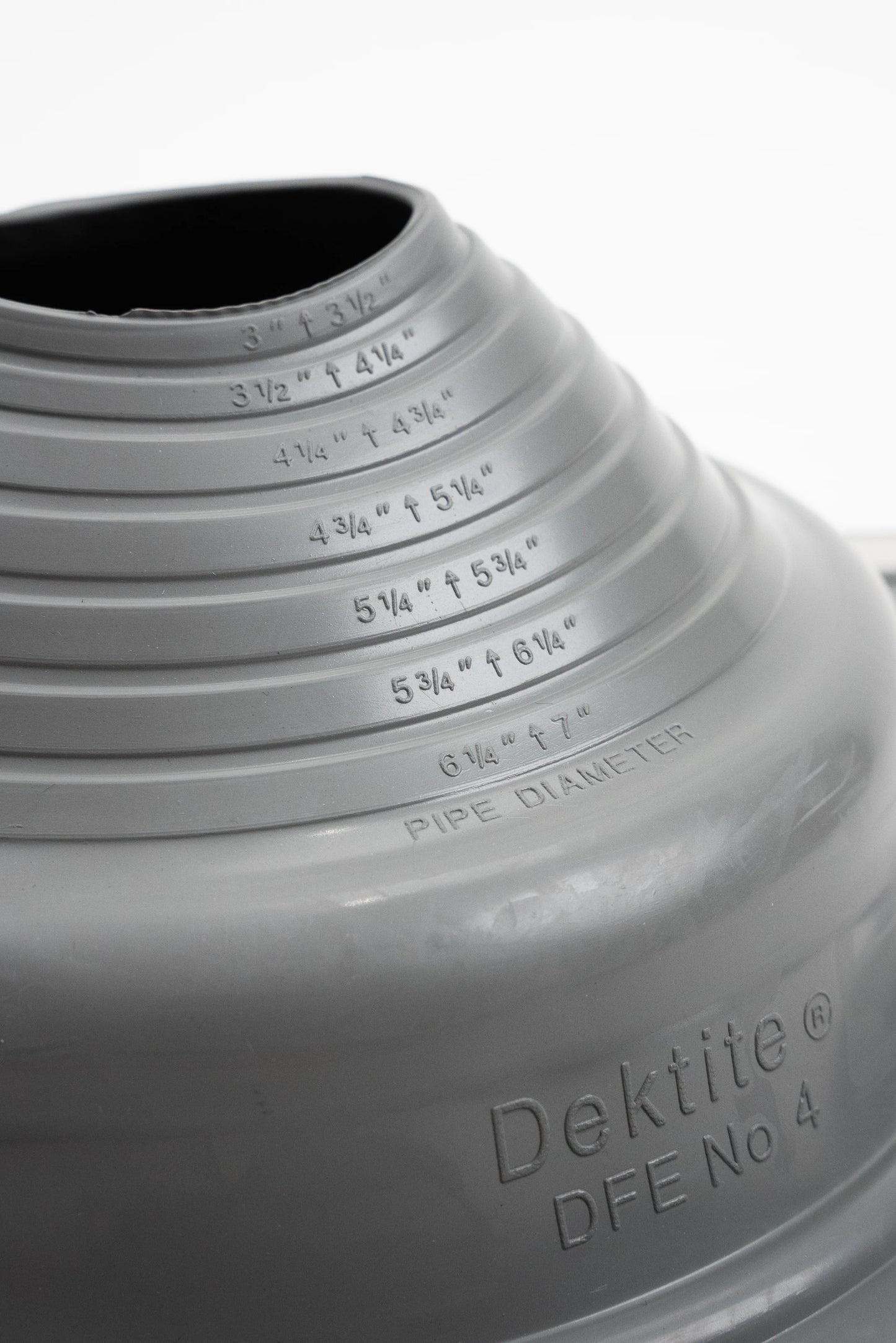 Dektite Premium Rubber Roof Flashing 75-175mm Grey EPDM (DFE104G)