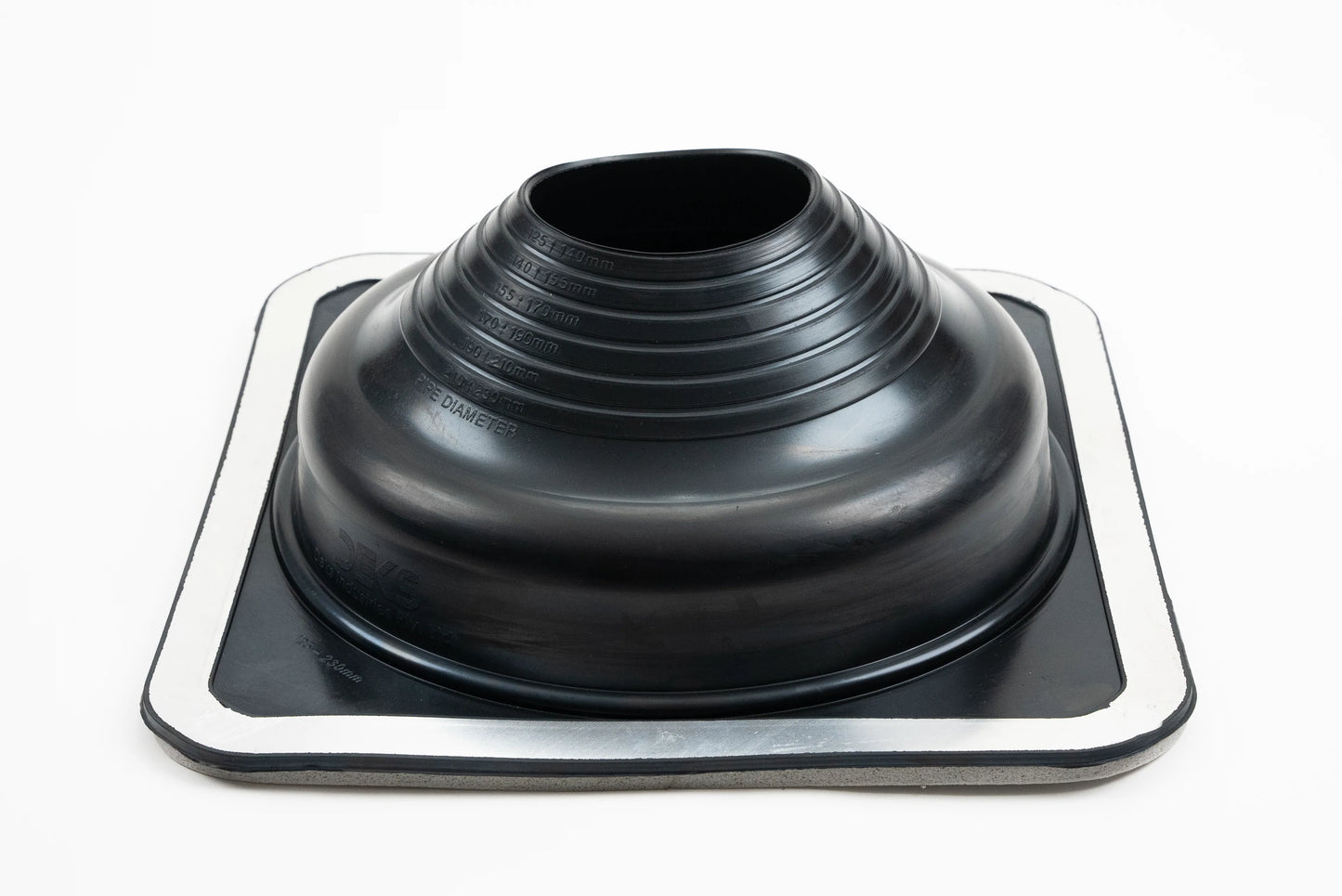 Dektite Ezi-Seal Rubber Roof Flashing 125-230mm Black EPDM (DFE106BEZ)