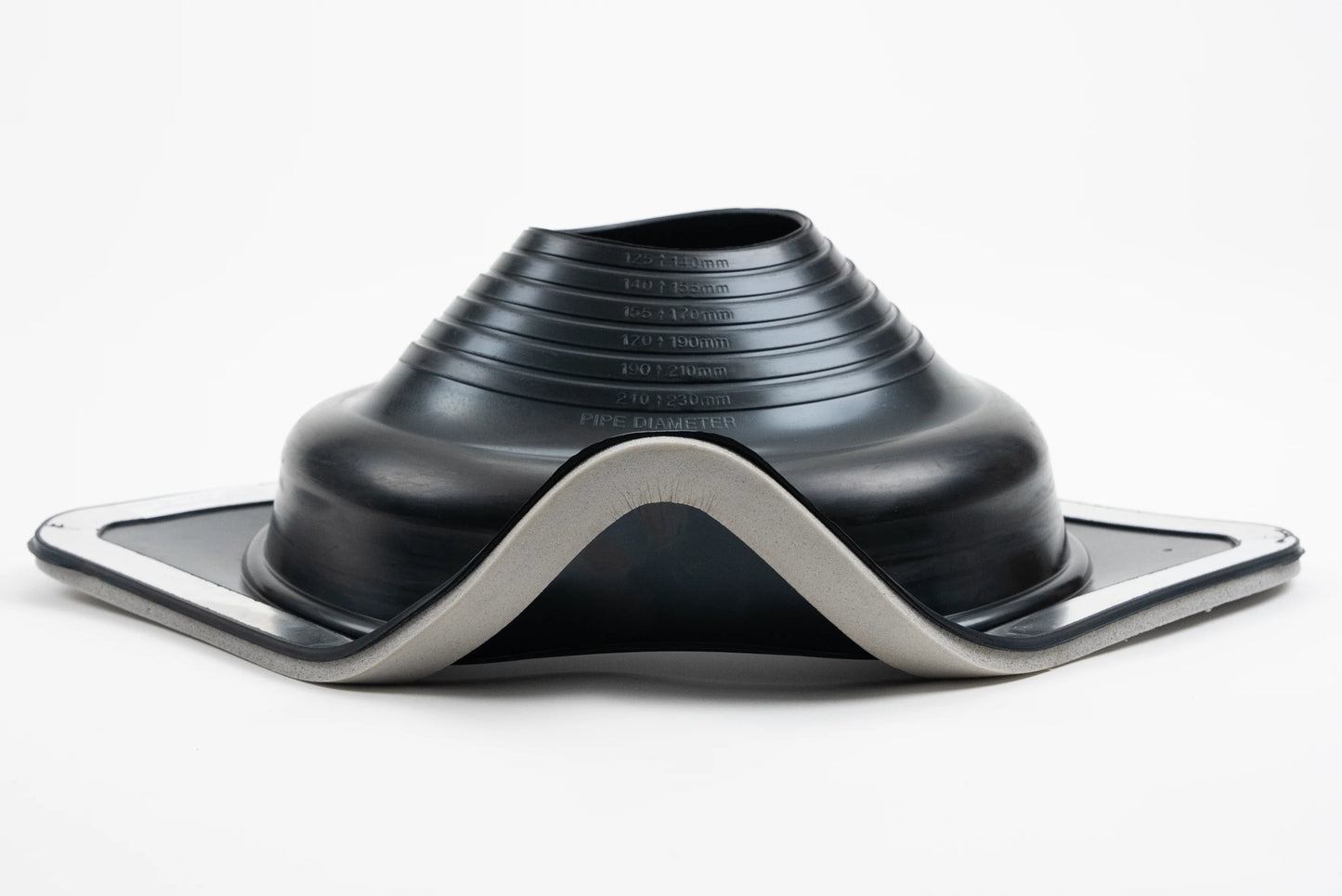 Dektite Ezi-Seal Rubber Roof Flashing 125-230mm Black EPDM (DFE106BEZ)