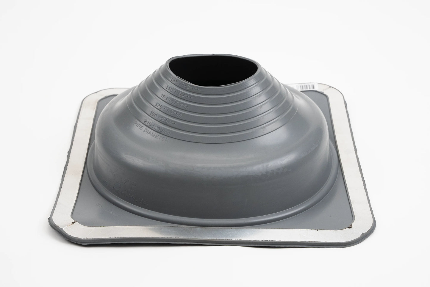 Dektite Premium Rubber Roof Flashing 125-230mm Grey EPDM (DFE106G)
