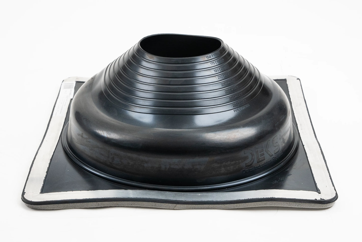 Dektite Ezi-Seal Rubber Roof Flashing 150-300mm Black EPDM (DFE107BEZ)