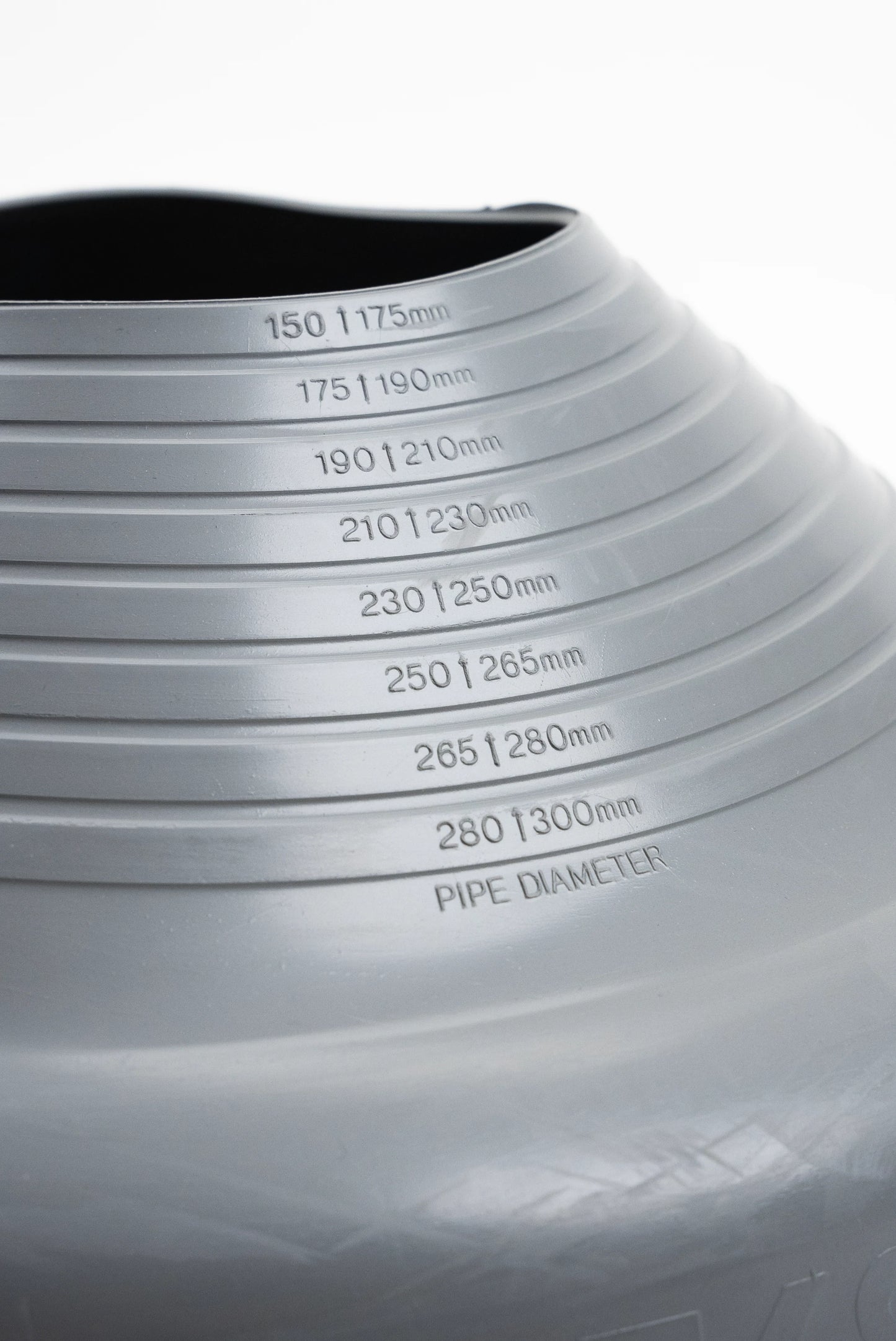 Dektite Premium Rubber Roof Flashing 150-300mm Grey EPDM (DFE107G)