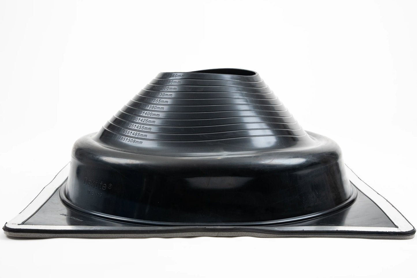 Dektite Ezi-Seal Rubber Roof Flashing 230-508mm Black EPDM (DFE109BEZ)
