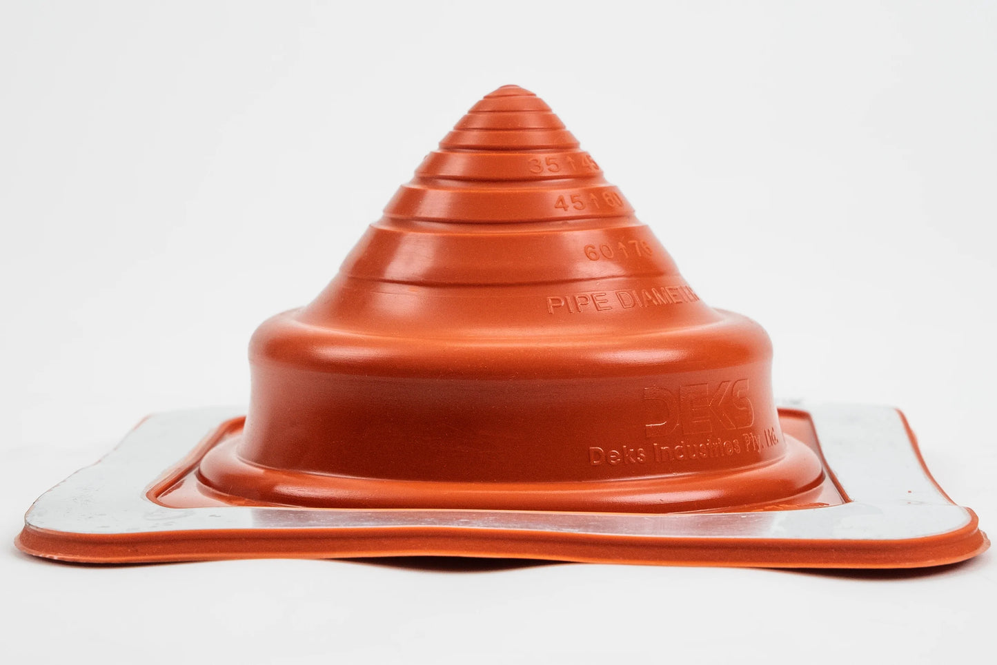 Dektite Premium Rubber Roof Flashing 5-76mm Red Silicone (DFE202RE)