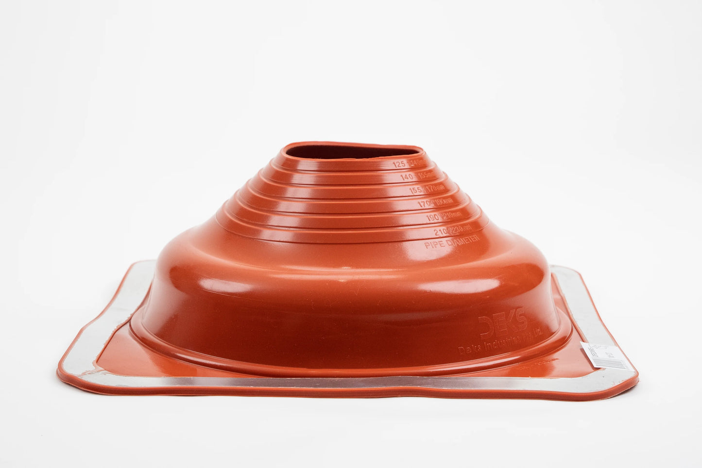 Dektite Premium Rubber Roof Flashing 125-230mm Red Silicone (DFE206RE)