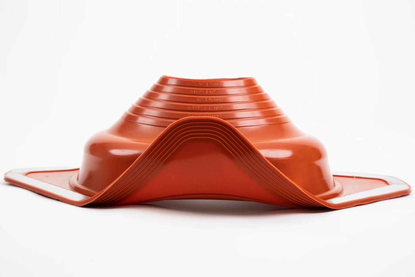 Dektite Premium Rubber Roof Flashing 125-230mm Red Silicone (DFE206RE)