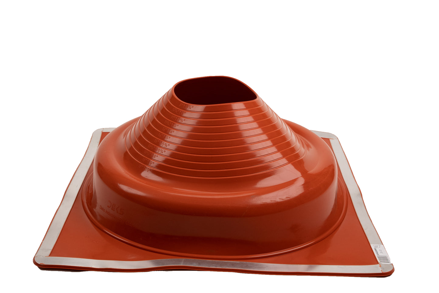 Dektite Premium Rubber Roof Flashing 230-508mm Red Silicone (DFE209RE)