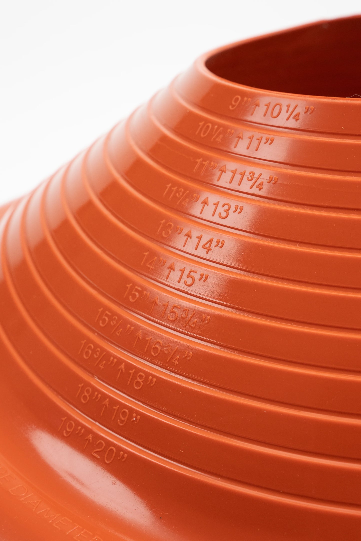 Dektite Premium Rubber Roof Flashing 230-508mm Red Silicone (DFE209RE)