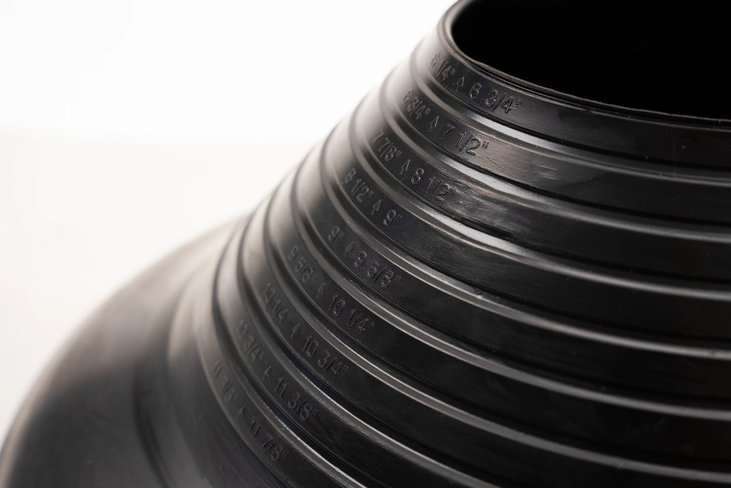 Seldek Aluminium Rubber Roof Flashing 160 - 300mm Black EPDM (SDA103B)
