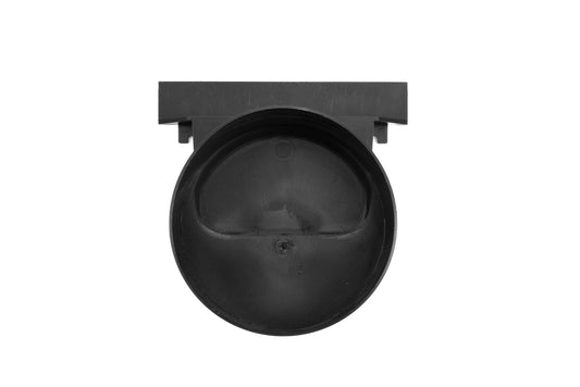 DekDrain Eezee Socket Offset Outlet to 110mm for B125 Channel Black