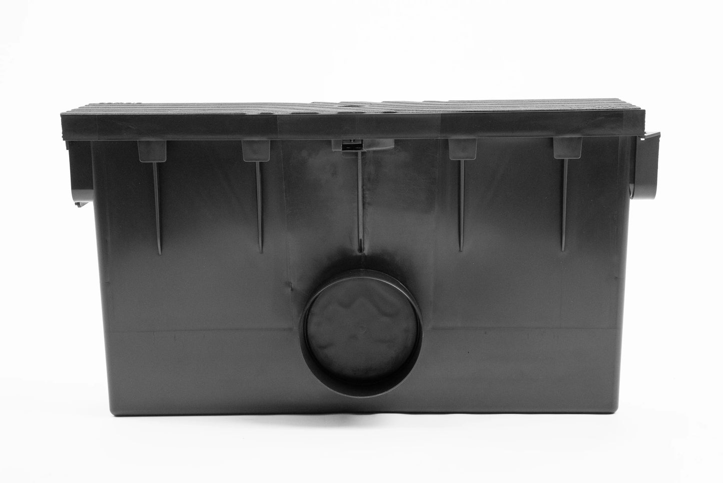 DekDrain EezeeSilt Box with PVC Grating B125 Grid Black