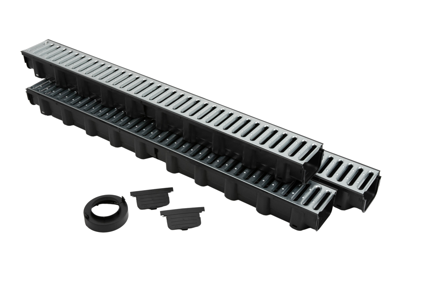 DekDrain A15 Channel Drainage Garage Pack Plastic / Galvanised