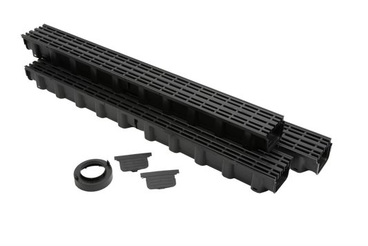 DekDrain A15 Channel Drainage Garage Pack Plastic / Plastic