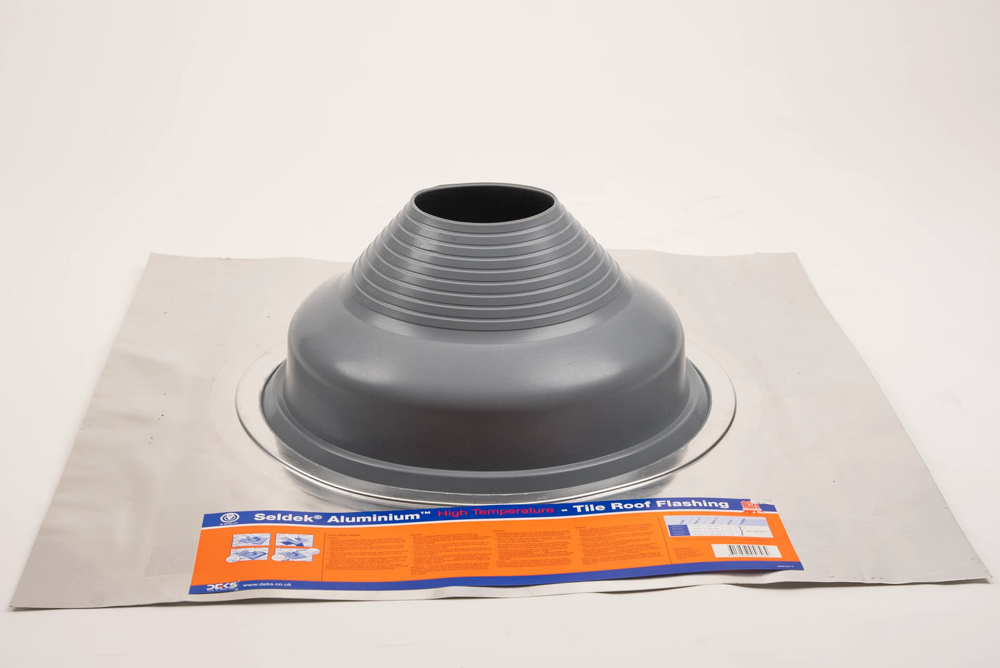 Seldek Aluminium Rubber Roof Flashing 160 - 300mm Grey Silicone (SDA203G)