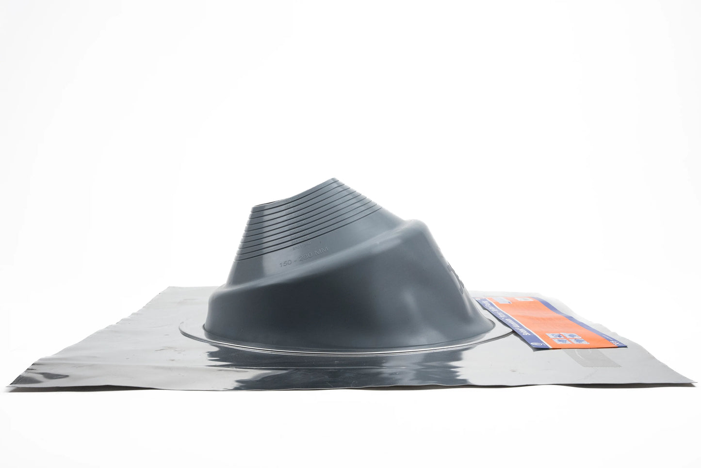 Seldek Aluminium Rubber Roof Flashing 150 - 280mm Grey Silicone (SDAP203G)