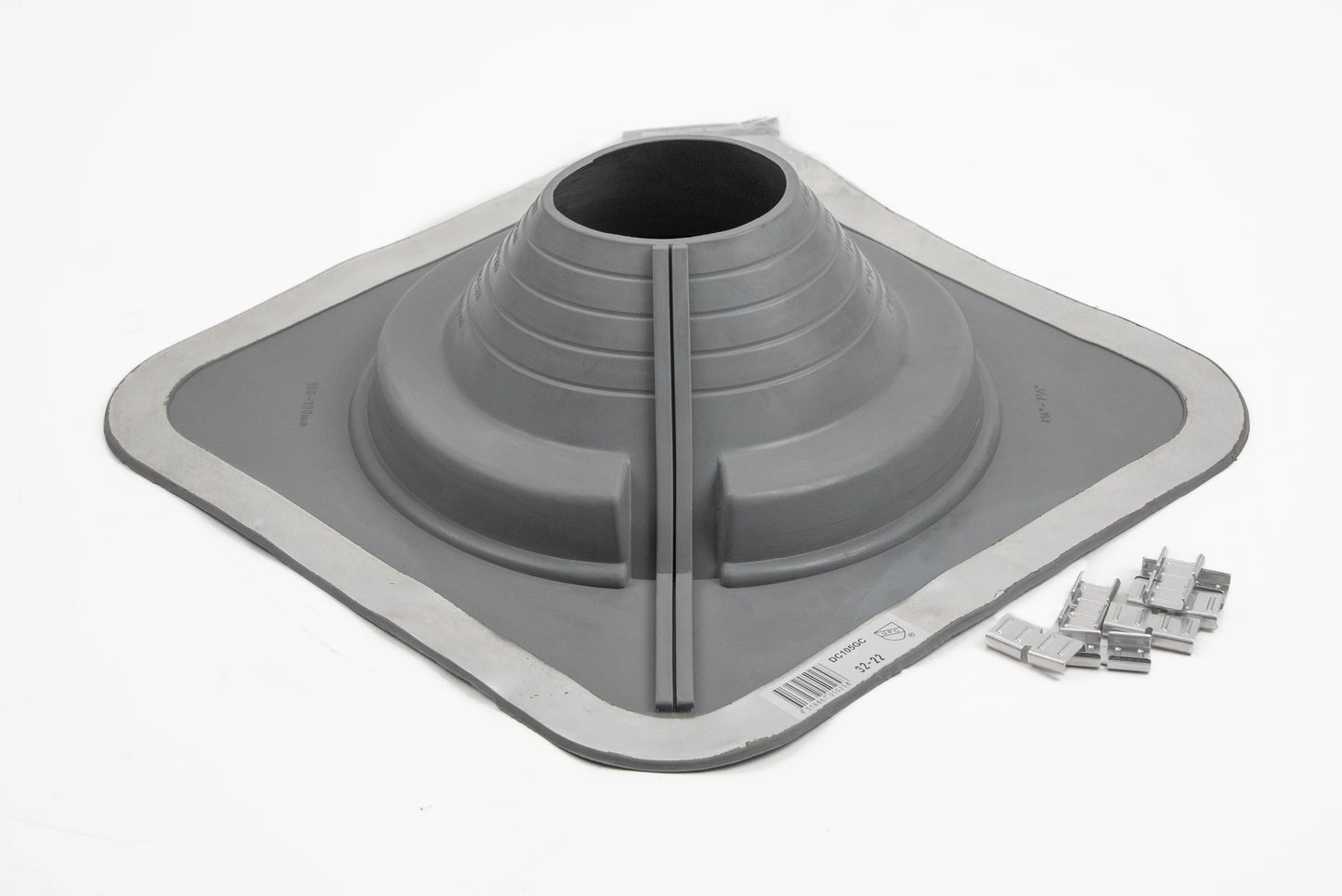 Dektite Combo Rubber Roof Flashing 108 - 190mm Grey EPDM (DC105GC)