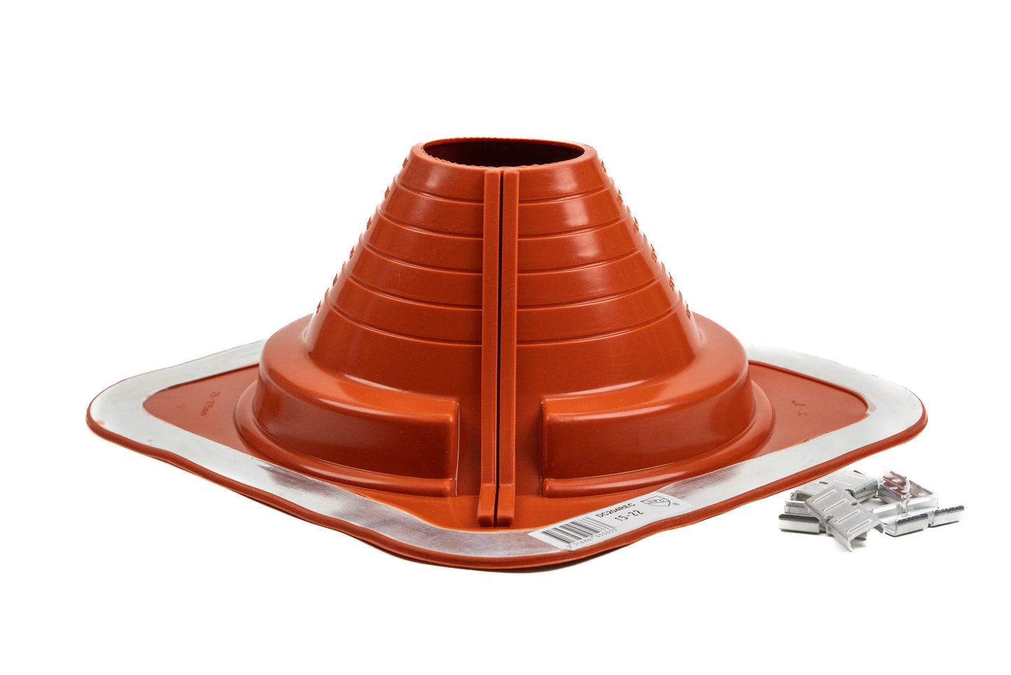 Dektite Combo Rubber Roof Flashing 75 - 175mm Red Silicone (DC204REC)
