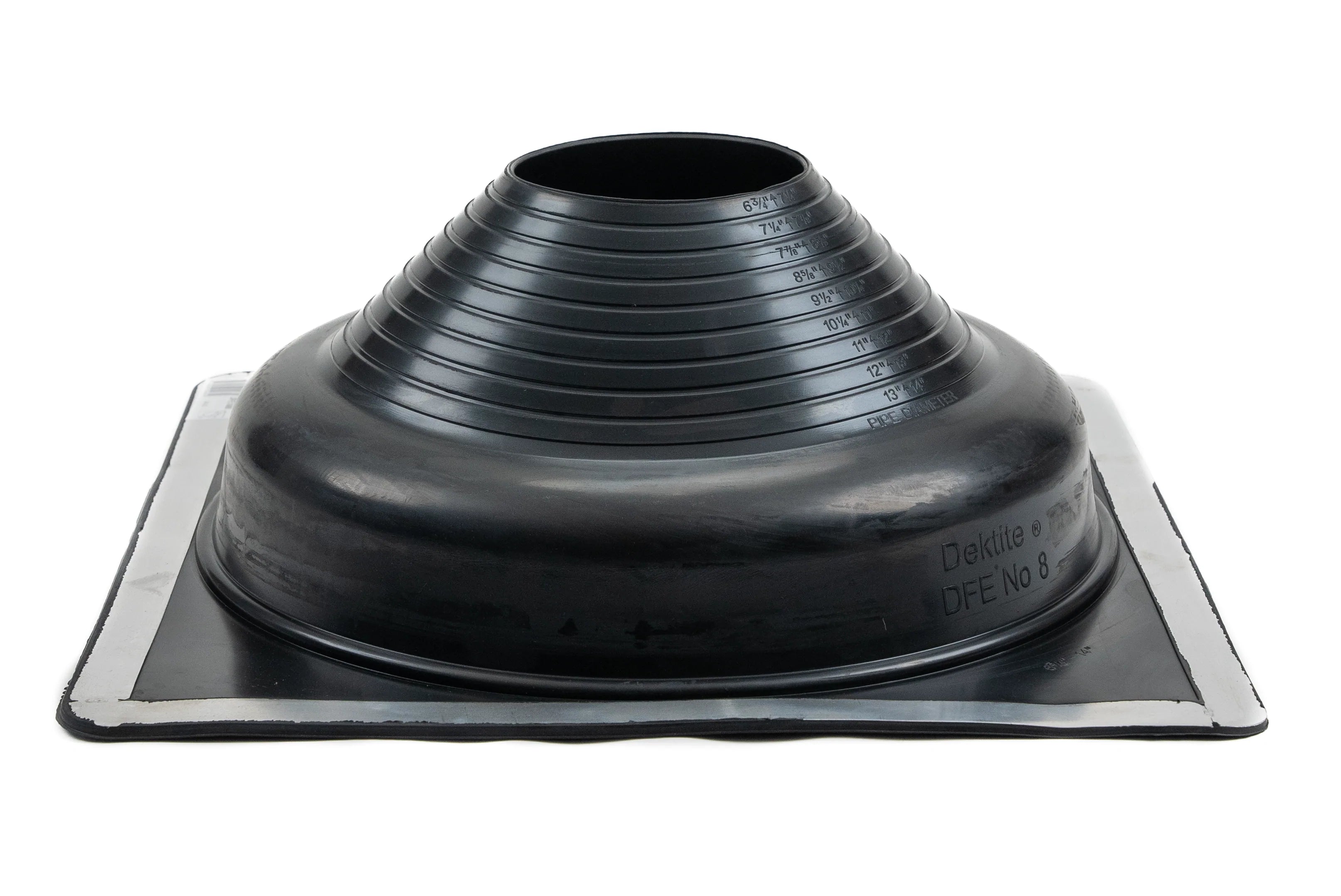 Dektite Premium Rubber Roof Flashing 170-355mm Black EPDM (DFE108B ...