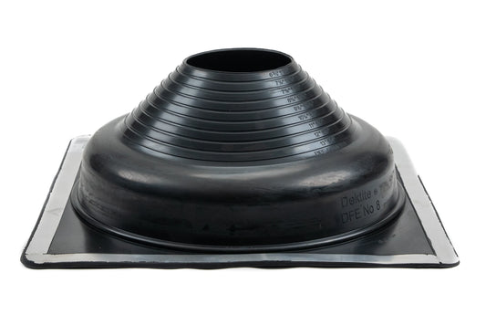 Dektite Premium Rubber Roof Flashing 170-355mm Black EPDM (DFE108B)