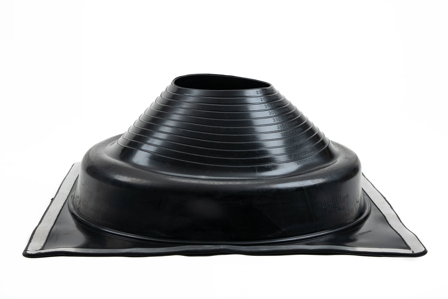 Dektite Premium Rubber Roof Flashing 230-508mm Black EPDM (DFE109B)