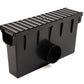 DekDrain EezeeSilt Box with PVC Grating B125 Grid Black